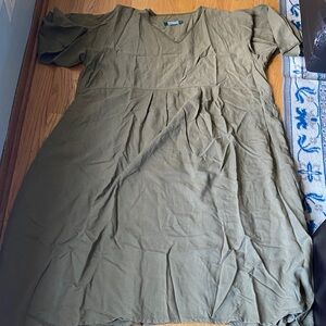 Blue Fish Olive Midi Dress